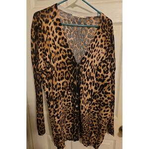 Ellison leopard print  cardigan Size S